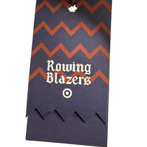 NEW!! Rowing Blazers Target Rugby Stripe Preppy Weekender Yellow Blue Duffel Bag - Picture 16 of 16